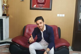 گزارش تصویری؛ ساسان انصاری در باشگاه پرسپولیس