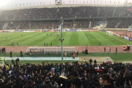 حواشی دیدار ایران - کره جنوبی؛ عزاداری 70 هزار نفری در آزادی
