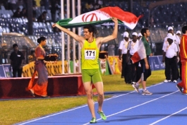 شاهکار تفتیان؛ برای اولین بار یک ایرانی  به نیمه نهایی دو 100 متر مسابقات جهانی رسید