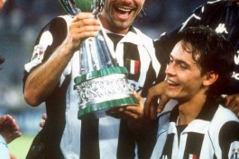 آنتونیو کونته و فیلیپو اینزاگی  سوپرجام ایتالیا 1997