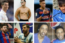 گزارش تصویری - 15 بازیکن مشهور و بدل هایشان