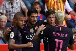خیخون 0-5 بارسلونا؛ کاتالان ها بدون مسی هم می تازند
