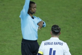 دلیل اخراج نشدن سرخیو راموس - فینال جام باشگاه های جهان 2016 