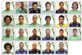 شماره پیراهن - بازیکنان تیم ملی برزیل - مقدماتی جام جهانی 2018 در آمریکای جنوبی