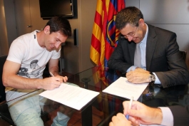 جوزپ ماریا بارتومئو و تمدید قرارداد لیونل مسی - بارسلونا