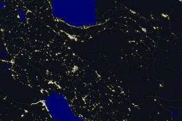 ایران در شب