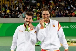 تنیس المپیک ریو 2016؛نادال و اسپانیا طلا بخش دو نفره را تصاحب کردند