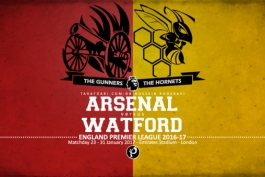 لیگ برتر انگلیس فصل 17-2016 - آرسنال-واتفورد