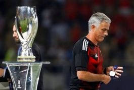 Jose Mourinho  - منچستریونایتد - Manchester United - Red Devils - شیاطین سرخ - آقای خاص - The Special One - مو - Mou - سرمربی منچستریونایتد - سوپرکاپ اروپا