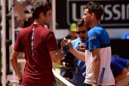 تنیس؛ اوپن ایتالیا: نتایج کامل دور سوم در بخش مردان؛ حذف فدرر و واورینکا