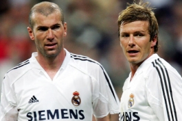 David Beckham - Zinedine Zidane - Becks - Zizou - زیزو - بِکس - رئال مادرید - Real Madrid - لوس بلانکوس - Los Blancos - کهکشانی ها - Galacticos - مادریدیستا - Madridista