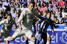 کریستیانو رونالدو به رکورد 350 گل در لیگ رسید