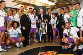جشن قهرمانی رئال مادرید در لیگ قهرمانان اروپا
