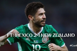 مهاجم تیم ملی مکزیک-نیوزلند-جام کنفدراسیون ها 2017