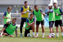 تمرینات رئال مادرید-لیگ قهرمانان اروپا-لالیگا اسپانیا
