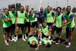 تمرینات رئال مادرید-لیگ قهرمانان اروپا-لالیگا اسپانیا