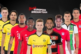 تیم منتخب بازیکنان بوندسلیگا حاضر در یورو 2016 