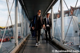 گزارش تصویری: کاروان رئال مادرید در راه سوئیس