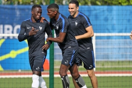 گزارش تصویری؛ تمرین امروز تیم ملی فرانسه در آستانه دیدار افتتاحیه