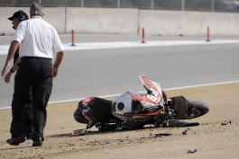 مرگ دو موتورسوار اسپانیایی در مسابقات MOTO GP