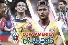 پوستر اختصاصی طرفداری؛ کوپا آمریکا 2015، جنگ ستارگان لاتین در سرزمینِ درازا