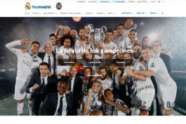 وبسایت رسمی رئال مادرید پس از قهرمانی در اروپا رکوردشکنی کرد