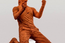 مجسمه رافا نادال از خاک رس (عکس)