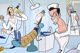 کاریکاتور روز: لوئیس سوارز در دندانپزشکی رئال مادرید