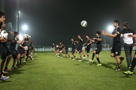 تمرینات تیم ملی قطر-حریف ایران در مقدماتی جام جهانی