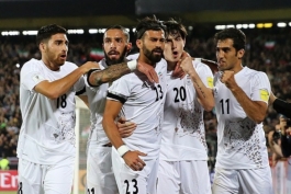 خوشحالی بازیکنان ایران پس از پیروزی مقابل کره جنوبی در شبکه های اجتماعی