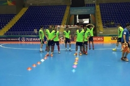 جام جهانی فوتسال کلمبیا 2016 ؛ آخرین جلسه تمرینی ملی‌پوشان فوتسال پیش از بازی با پاراگوئه
