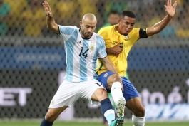 ماسکرانو - آرژانتین - برزیل - شکست مقابل برزیل - انتخابی جام جهانی 