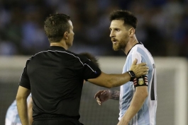 کاپیتان آرژانتین - مهاجم آرژانتینی بارسلونا - آرژانتین - شیلی - مقدماتی جام جهانی روسیه