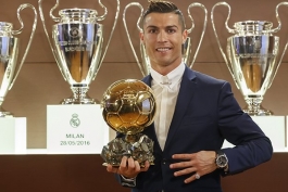 مهاجم پرتغالی رئال مادرید - رئال مادرید - توپ طلا - برنده توپ طلای 2016 