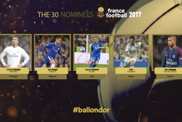 فرانس فوتبال - توپ طلا - نامزدهای توپ طلا