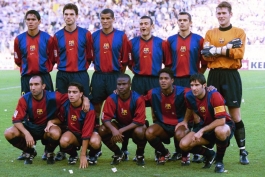 عکس تیمی بارسلونا - بارسلونای 1998/99