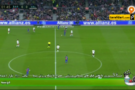 گل های بارسلونا-والنسیا-نیوکمپ-لالیگا-اسپانیا-Eliaquim Mangala-Munir El Haddadi-Andre Gomes