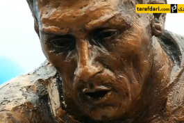 تخریب مجسمه لیونل مسی