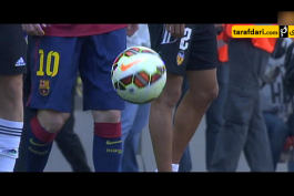 گل های لیونل مسی-دیگو آلوز-لالیگا-بارسلونا-والنسیا-اسپانیا-آلمریا-Diego Alves