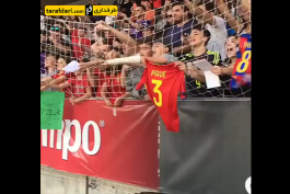 تیم ملی اسپانیا-تماشاگران اسپانیا-سرخیو راموس-دنی کارواخال-پدرو-آندرس اینیستا