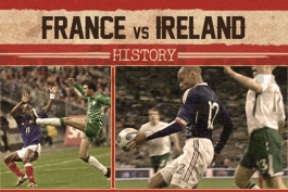 یورو 2016؛ اینفوگرافیک اختصاصی طرفداری، آمار تقابل های گذشته دو تیم فرانسه وجمهوری ایرلند