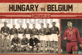 یورو 2016؛ اینفوگرافیک اختصاصی طرفداری، آمار تقابل های گذشته دو تیم مجارستان و بلژیک