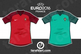 یورو 2016؛ اینفوگرافیک اختصاصی طرفداری، تمام لباس های پرتغال در تاریخ یورو