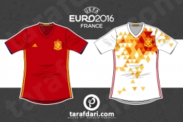 یورو 2016؛ اینفوگرافیک اختصاصی طرفداری، تمام لباس های اسپانیا در تاریخ یورو