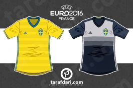 یورو 2016؛ اینفوگرافیک اختصاصی طرفداری، تمام لباس های سوئد در تاریخ یورو