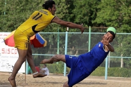 مسابقات هندبال ساحلی اصفهان