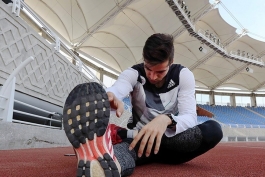 تمرین حسن تفتیان-دونده المپیکی-دوومیدانی-دوومیدانی-تیم ملی دوومیدانی-مسابقات جهانی دوومیدانی
