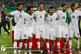 شادی بازیکنان تیم ملی-خوشحالی بازیکنان پس از صعود به جام جهانی-مقدماتی جام جهانی 2018