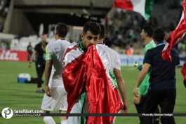 مدافع تیم ملی فوتبال ایران-صعود به جام جهانی 