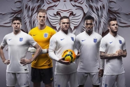 لباس های تیم ملی انگلیس برای جام جهانی 2014 رونمایی شد